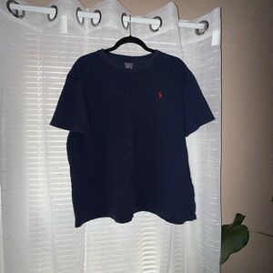Polo by Ralph Lauren Dark Blue Tee with Red Logo
